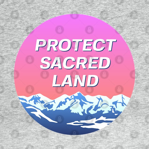 Protect Sacred Land - Indigenous Landscape by Football from the Left